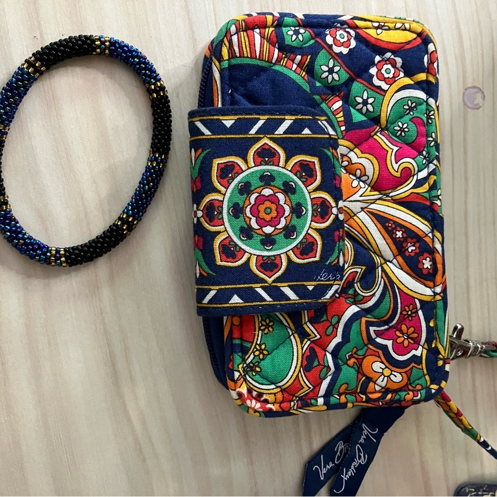 Vera Bradley Wallet and Bracelet Set